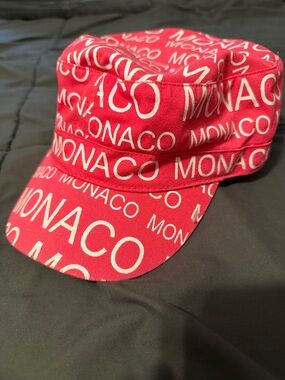 Monaco Logo Pink Military Cap